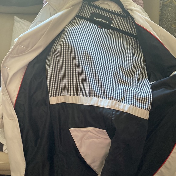 ⚡️FALL FAB Canadian ivory RAIN TRENCH COAT NEW WoT - Picture 5 of 7